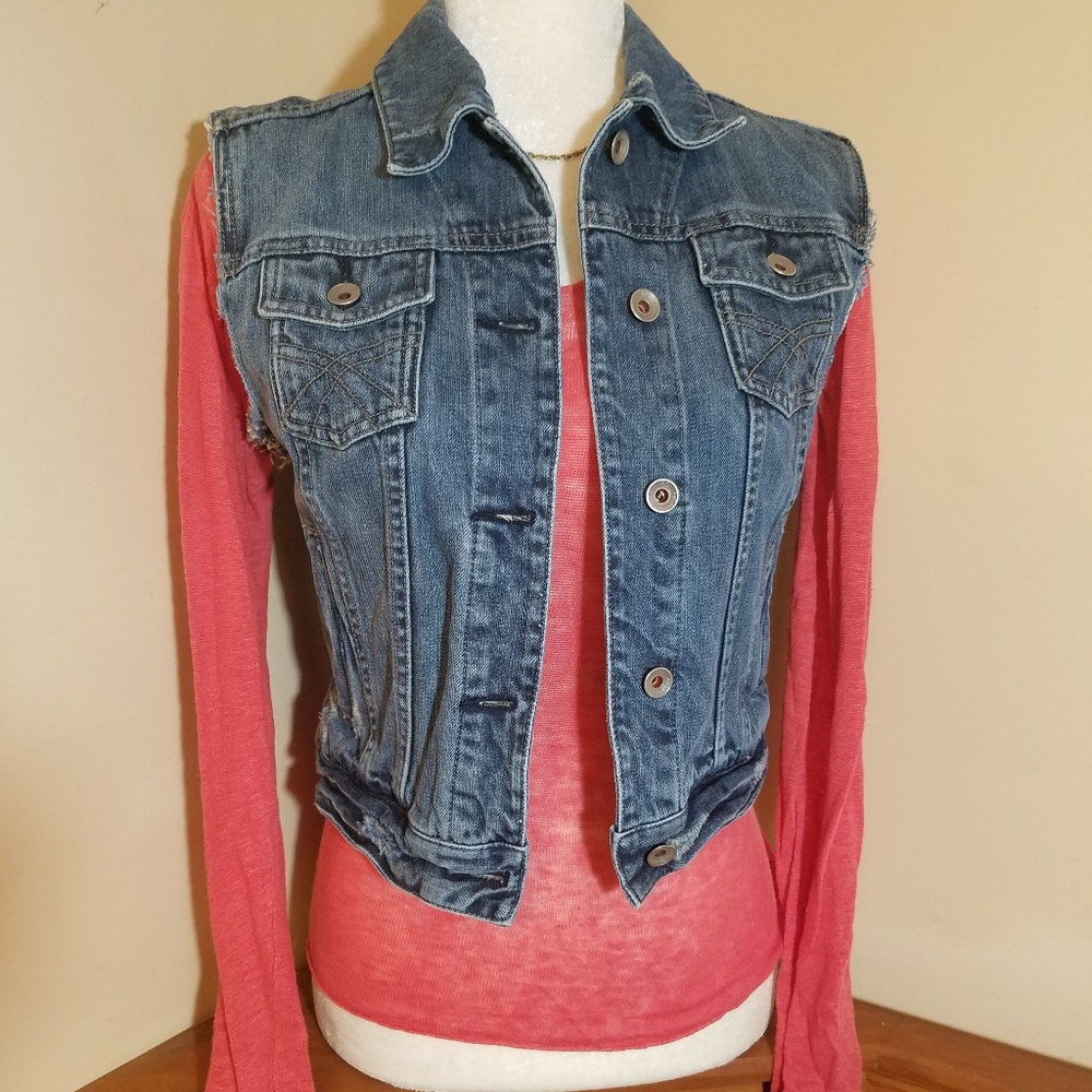 Denim Laboratory X2 Denim Vest Size S